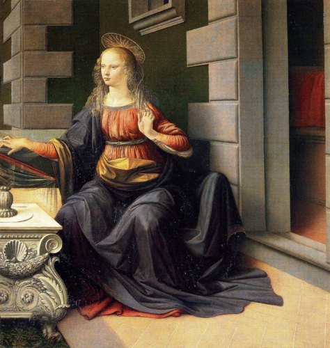 Leonardo-Annunciation-Madon